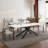 Louina 70.8" to 102.3" Extendable Rectangular Dining Table with Fabric Chairs Dining Set-1003328361-1003328404-1003697968