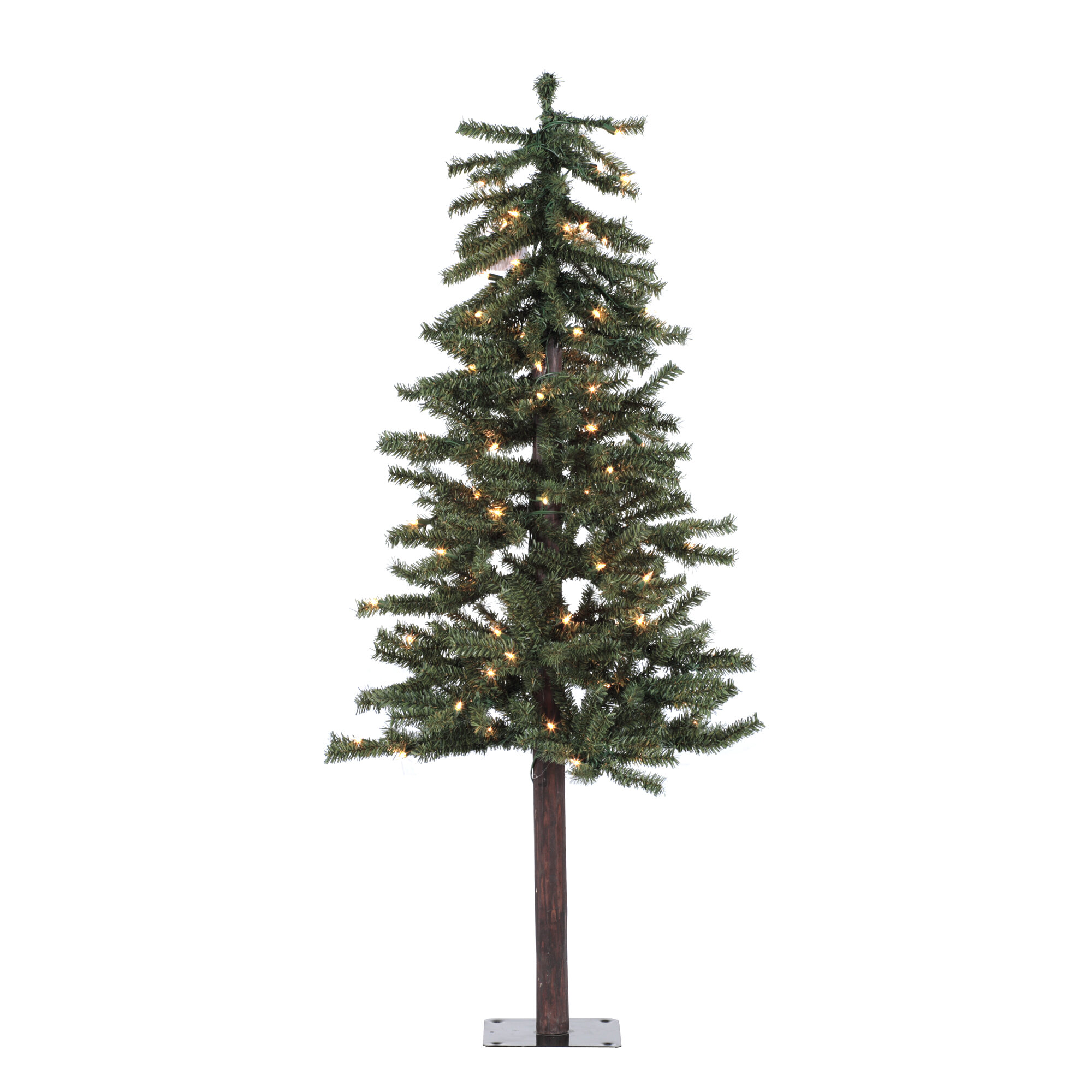 Steelside™ Wingrove Natural Alpine Artificial Christmas Tree & Reviews ...