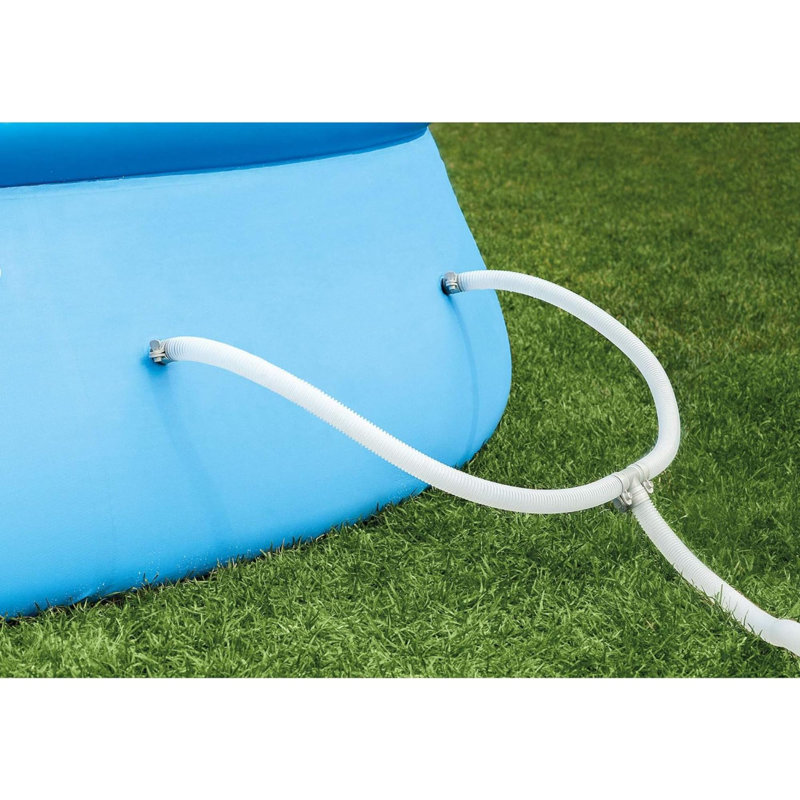 Piscine gonflable: 10 pi x 30 po - Matériau résistant à la perforation - Gonflage rapide - Capacité de 1018 gallons - Profondeur d'eau 23 po