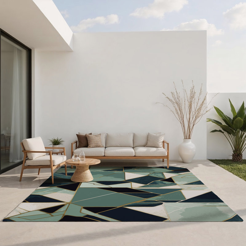 Tapis intérieur et extérieur Quasar Strands, Rectangle 9 pi x 12 pi