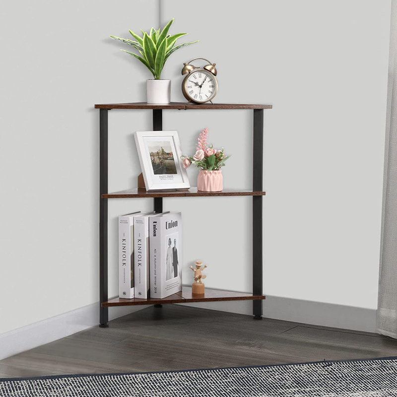 Bibliothèque d'angle en acier Wilmeth H 45074 "x l 16"