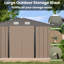 9.5 ft. W x 9.8 ft. D Metal Storage Shed-93756411