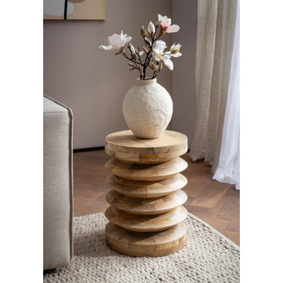Solid Wood End Table