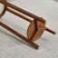 Support pour plante double en bois massif avec polishe