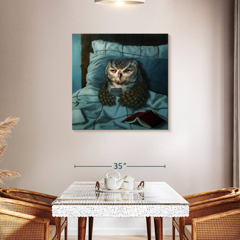 Ketti Bedroom Night Owl, 36" H x 36" W