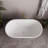 54" Streamline Soaking Freestanding Tub With Internal Drain-108964624