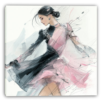 Dancing in Grace Wrapped Canvas Wall Art
