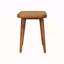 Banc en bois et rotin Larissa, beige et brun