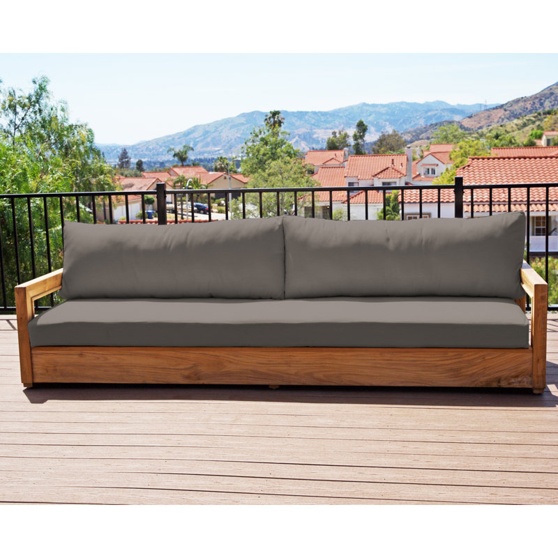 Chatsworth Outdoor 4 - Seat Patio Sofa, Coal