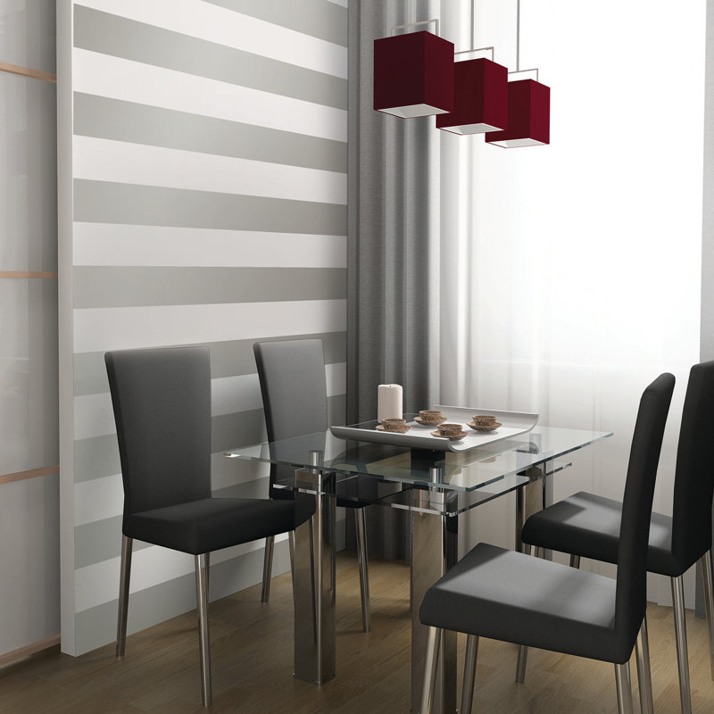 Cottondale 20' L x 4.1" W Peel and Stick Wallpaper Roll, Silver