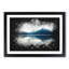 Lake Mcdonald Montana Paint Splash - Picture Frame Graphic Art-56865811-56865810
