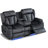 Zero Wall Hugger Power Reclining Loveseat with Massage for Small Spaces, RV Loveseat Recliner Sofa with Console USB A / USB C /AC Charge LED Light, Double Recliner Couch for Living Room Home Theater-37803614-37803615