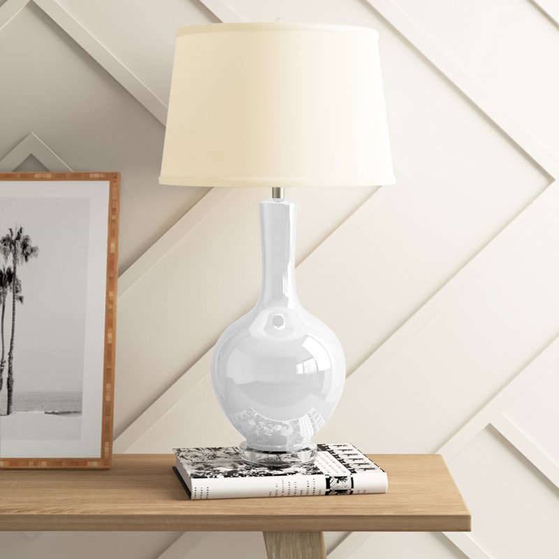 Ensemble de lampe de table 32 po Minha, Blanc