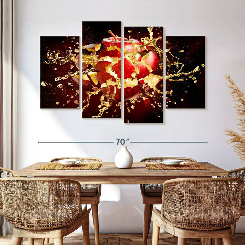 Yarlin Exploding Apple, 42"H x 68"W