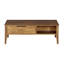 Table de bout en bois massif avec rangement