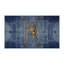 Tapis bleu lavable à la machine-34559698