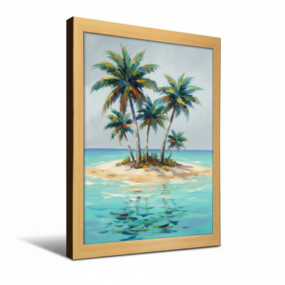 Plants &Flowers Tropical Island Palm Trees Ocean View