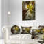 Coussin lombaire en fleur symétrique floral