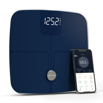 Weight Watchers 380 lbs. Digital Clear Bathroom Scale with Body Fat  Indicator at