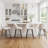 Swivel Bar Stools Set Of 4, Counter Height Bar Stools With Back & Metal Legs-Beige-521065325