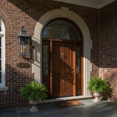 Adair 3-Light Outdoor Wall Mount Coach Lantern - Aged Zinc