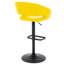 Tabourets de bar pivotants à hauteur réglable avec dossier et accoudoirs creux, tabourets de comptoir modernes en cuir synthétique et à base de métal, pour la salle à manger de cuisine-1104391231-1076485561-1081055620