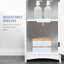 Tall Bathroom Cabinet With 3 Tier Shelf