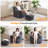 Corduroy Memory Foam bean bag Sofa With Ottoman-1159671463