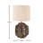 Stoneware Sculptural Table Lamp