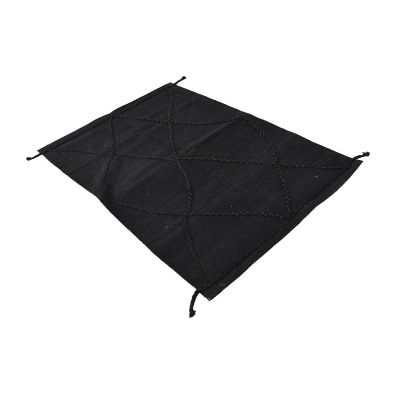 Tapis noir Ivey