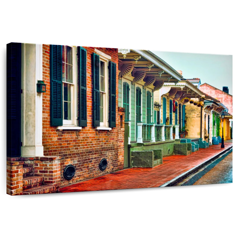 Kavia, maisons historiques de la Louisiane, H 30 po x l 45 po