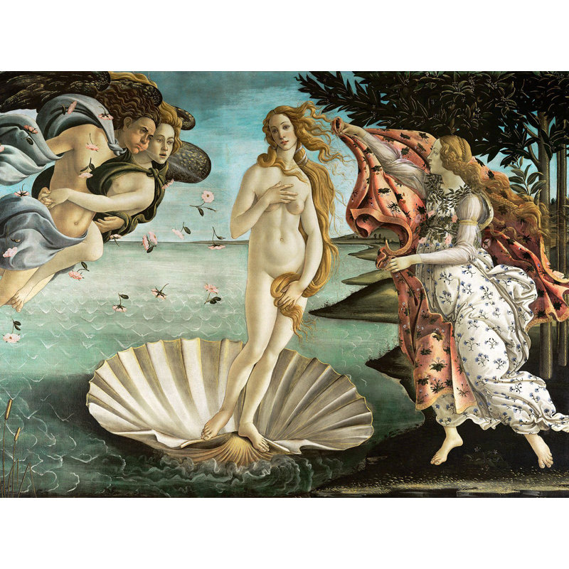 The Birth Of Venus by Sandro Botticelli - Wrapped Canvas Painting, 60cm H x 80cm W