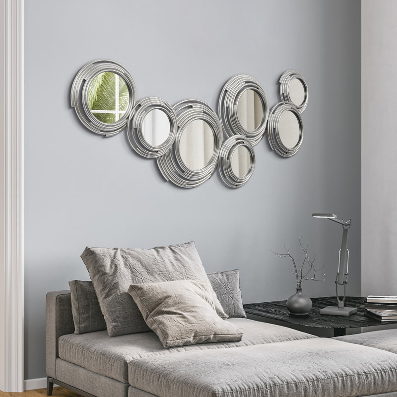 Miroirs circulaires 24 "x 59" "Descendant Reflection"