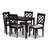Heil 4 - Person Four Leg Base Dining Set-1350207811
