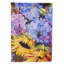 Hortensias et tournesol 2 côtés en polyester 40 x 28 po drapeau maison