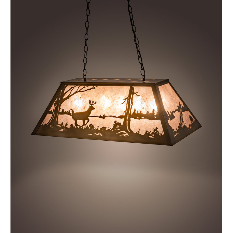 Rustic Lodge 6 - Light Pendant, Antique Copper