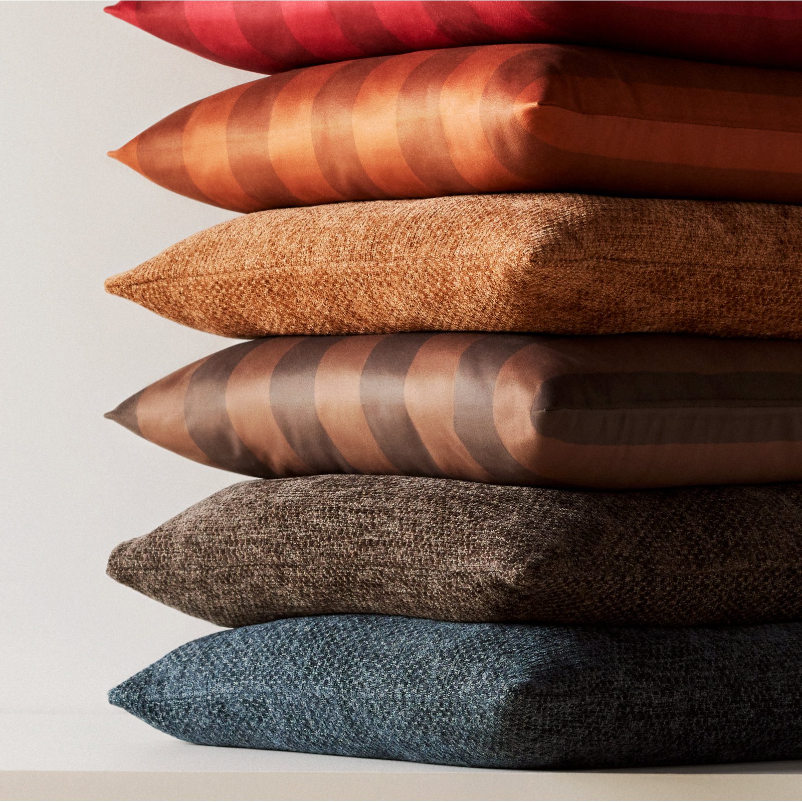 Serenity Throw Pillow, Feather, 21" x 12", Espresso