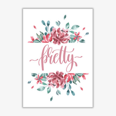 Pretty Pink Floral - Print