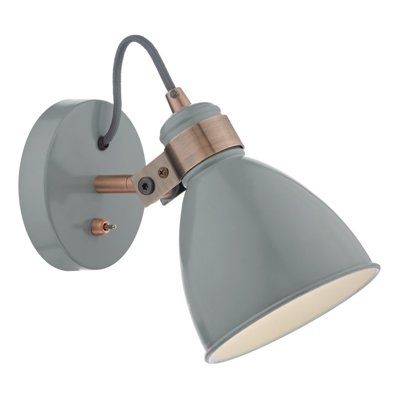 Azalea Spotlight, Grey/Satin Copper