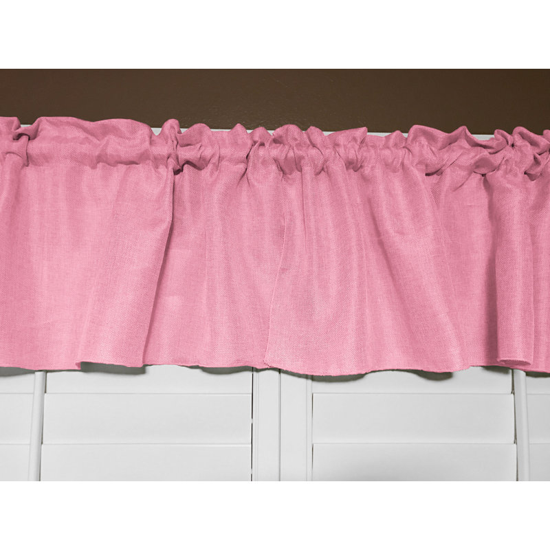 Cantonnière sur mesure l 58 po, L 58 po x L 18 po, Rose