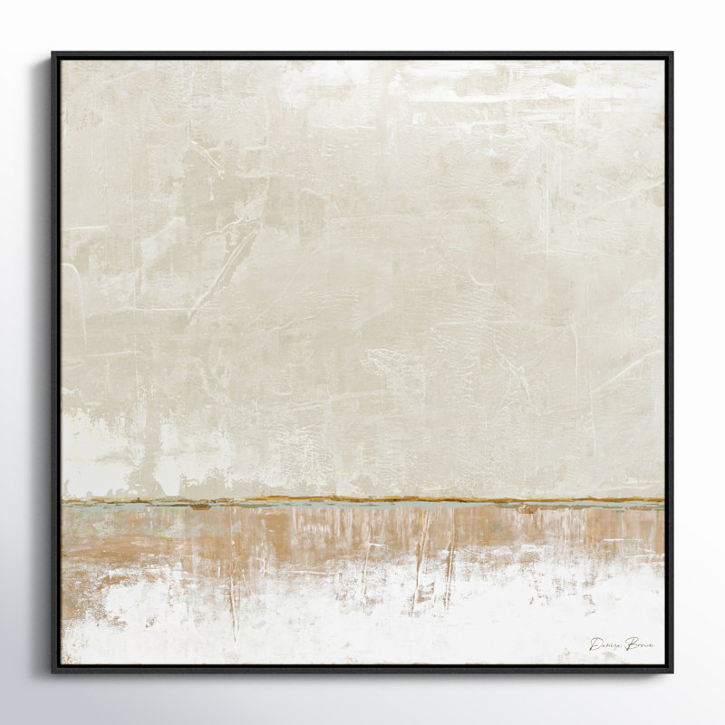 Delevan Better Days 2 - Floater Frame Print on Canvas, 46.5" H x 46.5" W, Black
