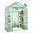 57 x 28 x 76" Walk-in Greenhouse for Outdoors, Portable Plant Greenhouse with 4 Tiers 12 Shelves, Heavy Duty Frame with Durable PE Cover and Roll-up Door