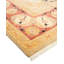 Tapis unique ivoire / beige / rose noué à la main Hosner Mogul 8 pi 2 po x 10 pi 1 po