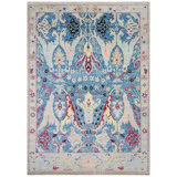 Oriental Area Rug in Blue