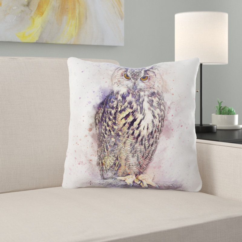 Outdoor Reversible Throw Pillow, Microsuede, Indoor