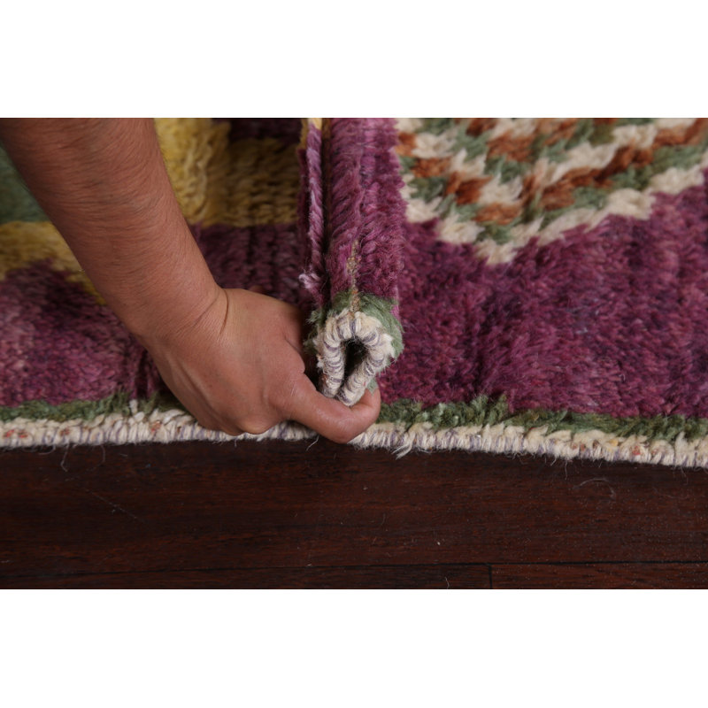 Tapis marocain en laine noué à la main 5 x 8