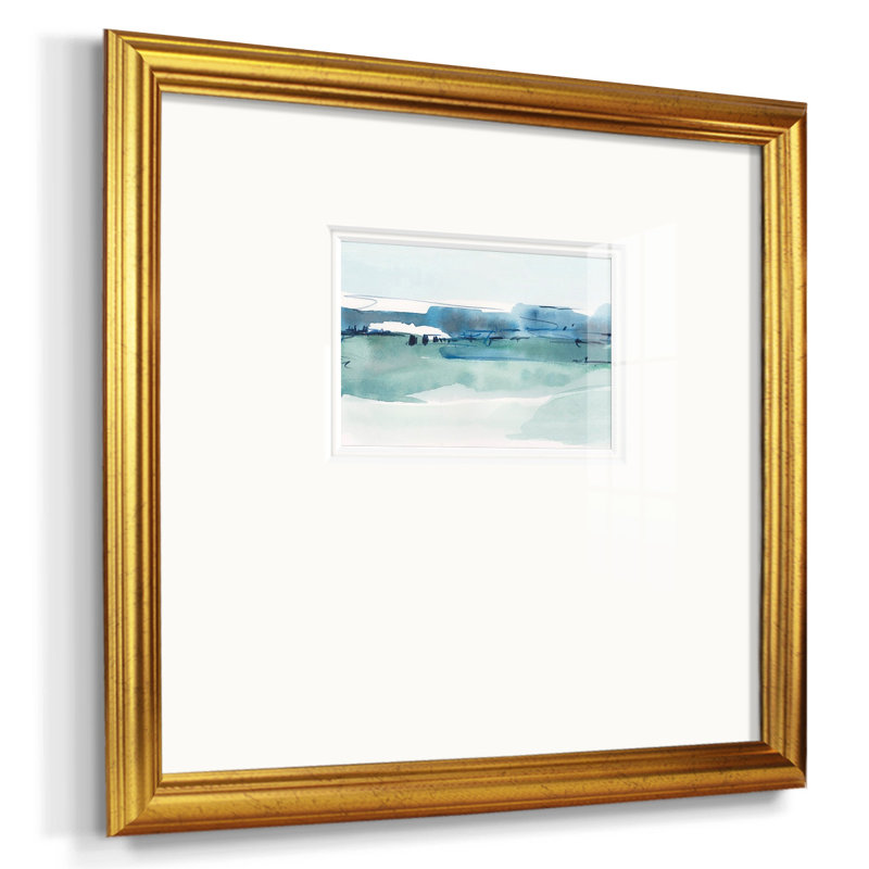 «Ultramarine Vista Ipremium», reproduction encadrée, L 17 po x H 17 po , Papier avec cadre doré