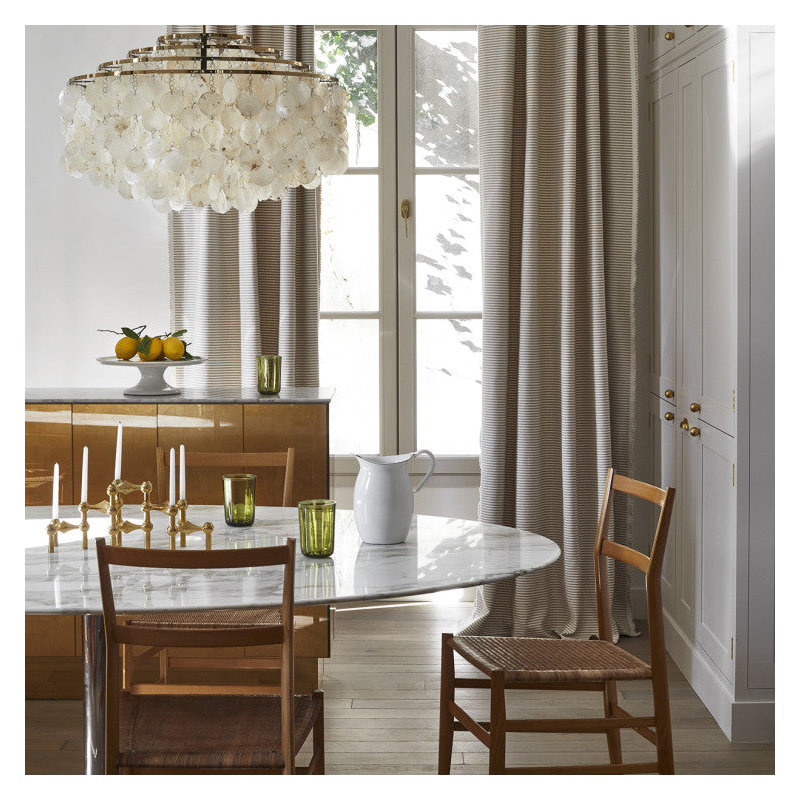 Donnie Cotton Room Darkening Curtain Single Panel, Beige/Neutral