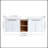 Alroi 59.60 " W Wall Mounted 2 Double Vanity Bathroom Vanity With Top