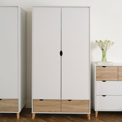 STOCKHOLM 2 DOOR DOUBLE WARDROBE
